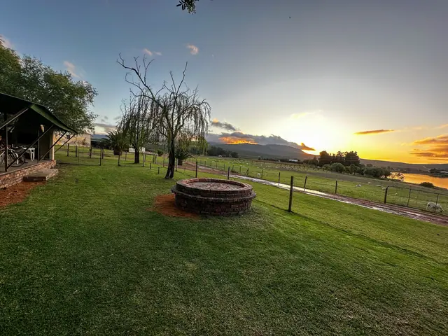 Annie's Cottage, sunset