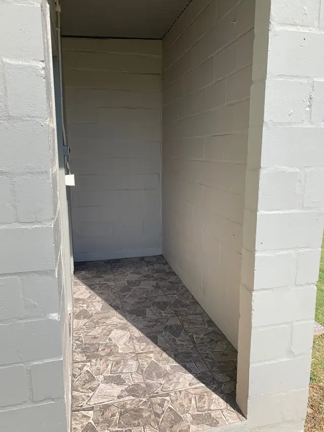 Camp sites, site 1 or 2 ablution entrance
