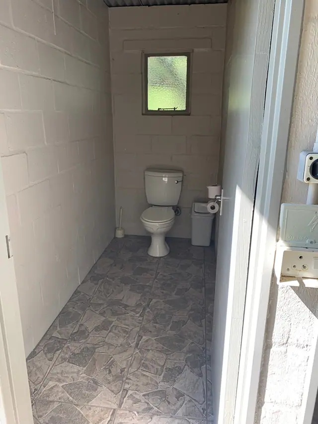 Camp sites, site 1 or 2 ablution toilet